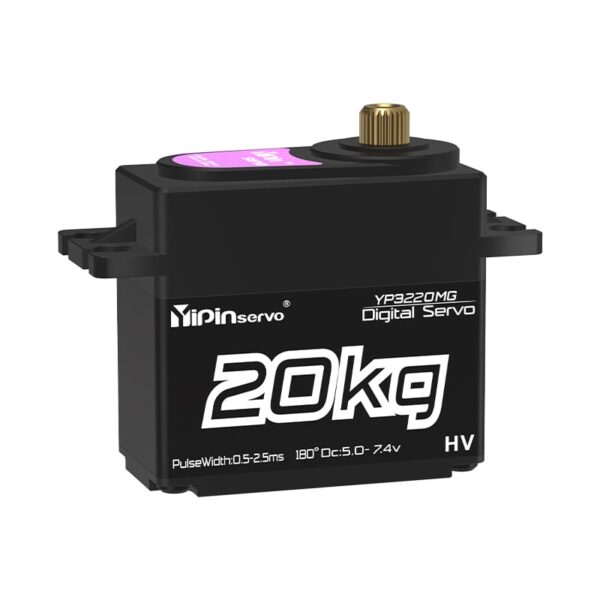 20 кг Metal Gear Servo - 25 кгс.см, 1/8-1/10 RC Cars